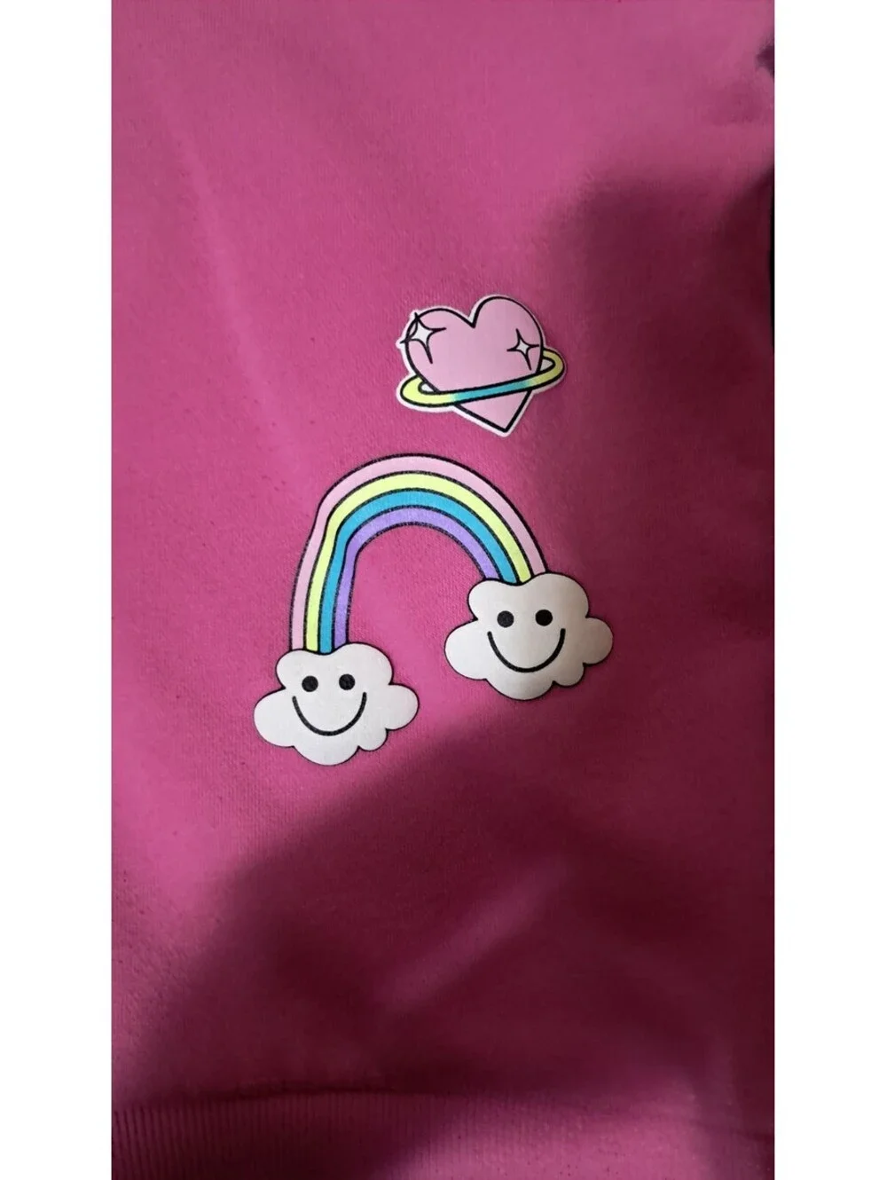 Place: girls Sweatshirts Diamond, Star, Smiley Sweatshirt 5T